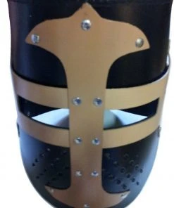 Shop-halona Rollenspiele Ritterhelm Aus Leder, Ritterrüstung; Helm Larp, Templer-Helm 8 Shop-halona Rollenspiele Ritterhelm Aus Leder, Ritterrüstung; Helm Larp, Templer-Helm