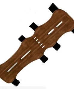 Shop-halona Langarmschutz F. Bogenschiessen, Ober- Und Unterarm Armschutz, Wildleder Halona