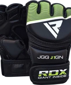 Shop-halona Outdoor - Fitness RDX J1 Kids MMA Training Handschuhe Fitness Schwarz/grün