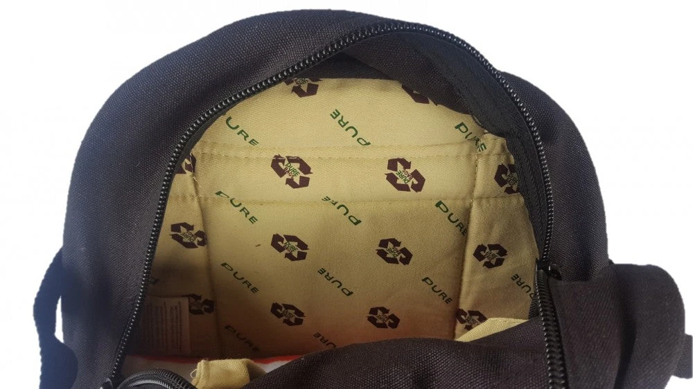 Shop-halona Rucksack HF-0001 Pure Hanf Schwarz 2 Shop-halona Rucksack HF-0001 Pure Hanf Schwarz