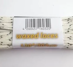 Shop-halona Schnürsenkel Schlittschuhe Instrike Schnürsenkel Gewachst F. Hockey, Eishockey 244-330cm Weis