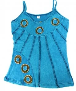 Shop-halona Natur & Trend Tank Top Cultbagz Hippie Style Türkis 206 S-L 5 Shop-halona Natur & Trend Tank Top Cultbagz Hippie Style Türkis 206 S-L