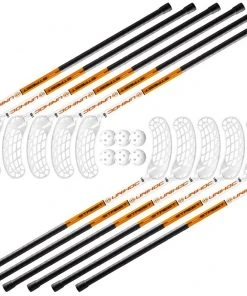 Shop-halona Floorball Team SET Unihoc Winner 12 Floorballschläger 75-96cm, 6 Bälle