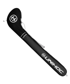 Shop-halona Floorball Schlägertasche Unihoc TACTIC Junior 80-87cm Schwarz/weiss