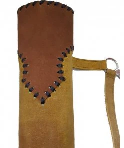 Shop-halona Seitenköcher Leder, Black.bulls Köcher F. Bogensport, Pfeileköcher