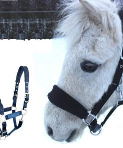 Shop-halona Reitsport Nylonhalfter Pidero Serie 05 Fleece Versch. Größen
