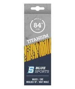 Shop-halona Titanum Schnürsenkel Eishockey Gewachst 96-120 Zoll Gelb