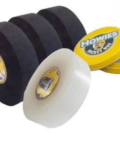 Shop-halona 3x Tape 38mm Schwarz, 1x Shine Tape, 1x Wax Tape Eishockey