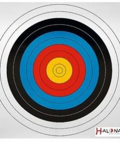 Shop-halona 10x FITA Scheibenauflage 40cm, Zielscheibe, Mit Nylonfaden