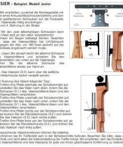 Shop-halona Visier Junior F. Bogenschießen, Recurvebogen F. Kinder Visiere