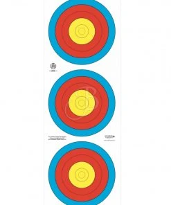 Shop-halona 10x F.I.T.A. Scheibenauflage, Zielscheibe, Papierauflage FITA 3 SPOT Bignami Zielscheiben