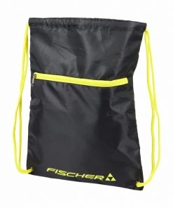 Shop-halona Fischer Gym Bag Sportbeutel, Turnbeutel H01919 Schwarz/gelb