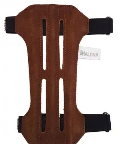 Shop-halona Armschutz F. Bogensport, Black.bulls, Ventiliert Aus Leder, Unterarmschutz