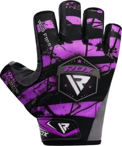 Shop-halona RDX F11 Bobybuilding Gym Handschuhe Sumblimation Purple S-L