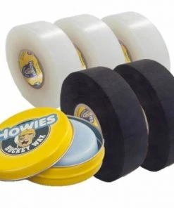 Shop-halona Howies 3 Rolls Clear, 2 Rolls Black, 1 Tin Wax Eishockey