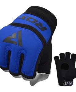 Shop-halona Outdoor - Fitness RDX Grappling Handschuh Gel X6 Blau S-XL