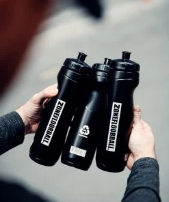 Shop-halona Trinkflaschen Trinkflasche Floorball Zone Icegold 1l, Wasserflasche