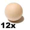 Shop-halona Holzkugel 12er Pack F. Hockey, Eishockey Schwedisch Training Balls
