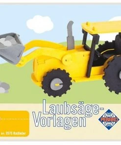 Laubsägevorlage Pebaro Radlader 357S Zum Basteln