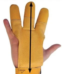 Shop-halona Fingerschutz Schießhandschuh Halona Bogenhandschuh, Handschuh 2XS Kinder - 3XL Erwachsene