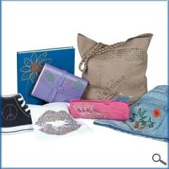 Shop-halona Stasskolben, Strass Applikator CRYSTAL ART Mit 12 Picker Kinderwerkstatt