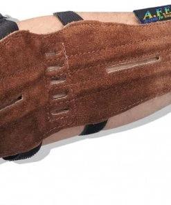 Shop-halona Langarmschutz F. Bogenschiessen, Ober- Und Unterarm Armschutz, Velour-Leder