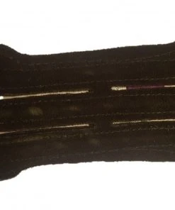 Shop-halona Bogensport Armschutz Wildleder Schwarz F. Unterarm Ventiliert S