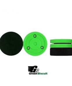 Shop-halona Green Biscuit Trainingspuck F. Eishockey, Hockey Puck Asphalt