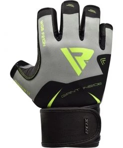 Shop-halona Outdoor - Fitness RDX Gym Handschuhe F21, Fitness-Handschuhe Schwarz/grün