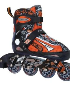 Shop-halona Inliner, Inlineskates Junior Gr. 31-34 Verstellbar, Tempish Racer, ABEC 5 Kinder
