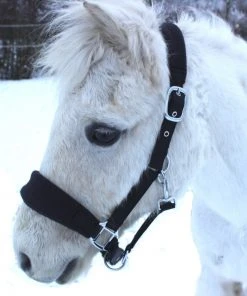 Shop-halona Reitsport Nylonhalfter Pidero Serie 05 Fleece Versch. Größen