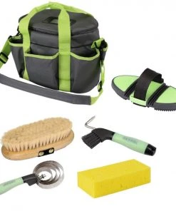 Shop-halona Kerbl Pferdeputzset 6tlg. Mit Hufkratzer, Putztasche, Striegel Uvm Reitsport