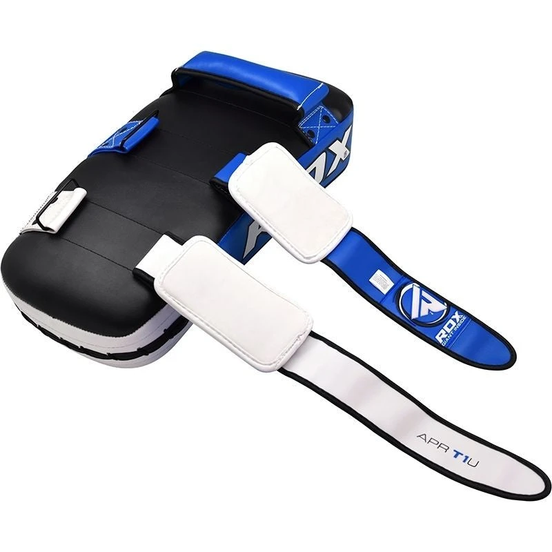 Shop-halona RDX T1 Curved Thai Kick Pad Schlagpolster Kampfsport Unterarm Blau 7 Shop-halona RDX T1 Curved Thai Kick Pad Schlagpolster Kampfsport Unterarm Blau