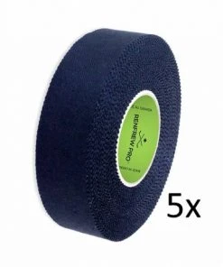 Shop-halona Tape Eishockey 5x Renfrew Pro Schlägertape 24mm X 45m Schwarz