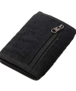 Shop-halona Geldbörsen Black Hemp Wallet Cultbagz Geldbörse Schwarz