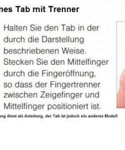 Shop-halona Fingertab, Fingerschutz Mit Trenner RH Und LH Gr. S-L F. Bogensport