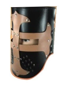 Shop-halona Rollenspiele Ritterhelm Aus Leder, Ritterrüstung; Helm Larp, Templer-Helm 4 Shop-halona Rollenspiele Ritterhelm Aus Leder, Ritterrüstung; Helm Larp, Templer-Helm