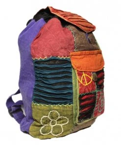 Shop-halona Natur & Trend Hippie Rucksack Stone Washed, Cultbagz Flower 07