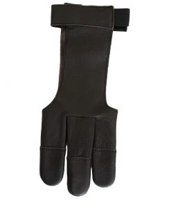 Shop-halona Fingerschutz Damen Schießhandschuh, Bogenhandschuh Ladies Gr: XS-XL Black.bulls F. Frauen