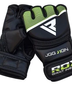 Shop-halona Outdoor - Fitness RDX J1 Kids MMA Training Handschuhe Fitness Schwarz/grün