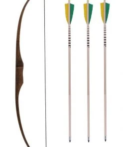 Shop-halona Bearpaw Kinderbogenset, Sportbogen F. Kinder, 3 Sportpfeile, Pfeil Und Bogen