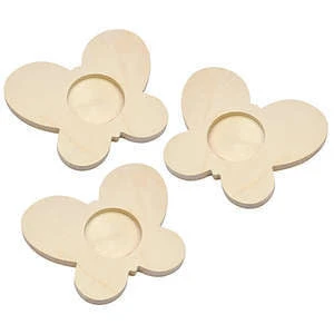 Shop-halona Teelichthalter Schmetterling 3er Set, Zum Basteln 3 Shop-halona Teelichthalter Schmetterling 3er Set, Zum Basteln
