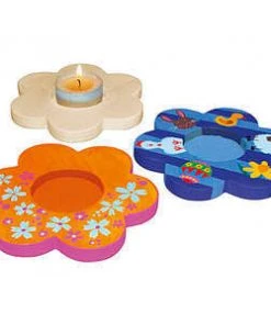 Shop-halona Teelichthalter Blume 3er Set, Zum Basteln Spiele 5 Shop-halona Teelichthalter Blume 3er Set, Zum Basteln Spiele