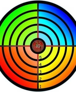 Shop-halona Zielscheibe Drache 32cm F. Pfeil Und Bogen Und Armbrust