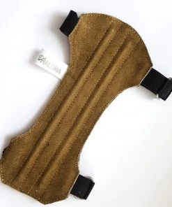 Shop-halona Armschutz F. Bogensport, Black.bulls, Aus Leder, Unterarmschutz