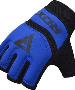Shop-halona Outdoor - Fitness RDX Grappling Handschuh Gel X6 Blau S-XL