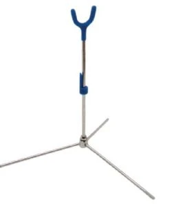 Shop-halona Bogenständer Halona, Zerlegbar Verchromter Stahl 37 Cm, Wetterbeständig