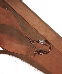 Shop-halona Rückenköcher Bogensport, Velourleder Köcher Mit Rückengurt Halona 54x16 Cm