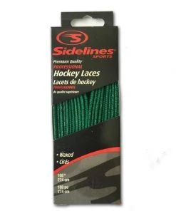 Shop-halona Schnürsenkel Sidelines Hockey Gewachst Grün 96-120 Zoll Eishockey