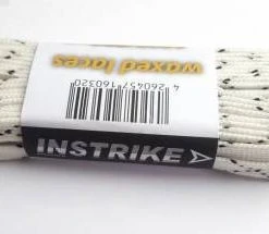 Shop-halona Schnürsenkel Schlittschuhe Instrike Schnürsenkel Gewachst F. Hockey, Eishockey 244-330cm Weis